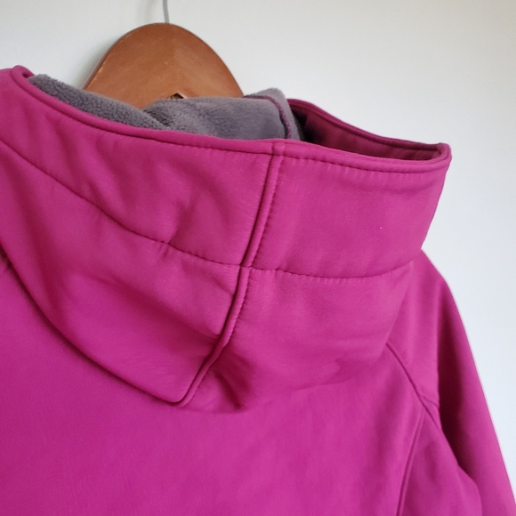 Kirkland Signature Womens Pink Softshell Hooded Jacket Coat - Small - Picture 9 of 16